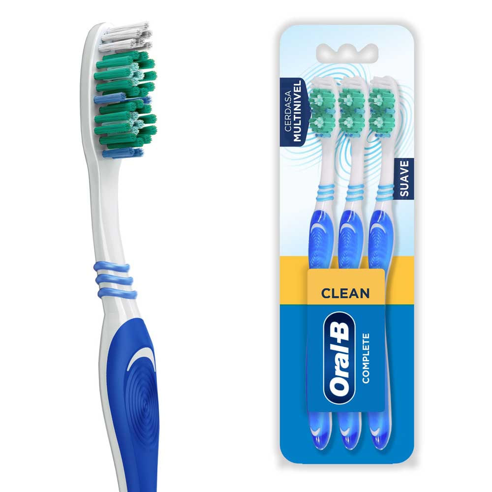 Cepillo de Dientes Oral-B Clean Complete 3 Uds