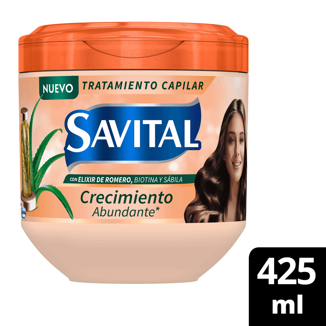 Tratamiento Savital Elixir de Romero, Biotina y Sávila 425ml