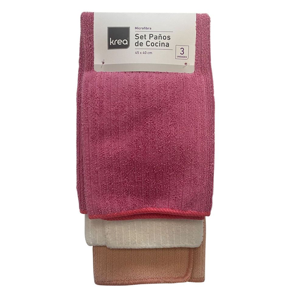 Paños Microfibra Color 3 un Krea