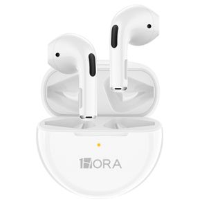 Audífonos Inalámbricos 1Hora Aut119 Redondos Blancos TWS LTW-006