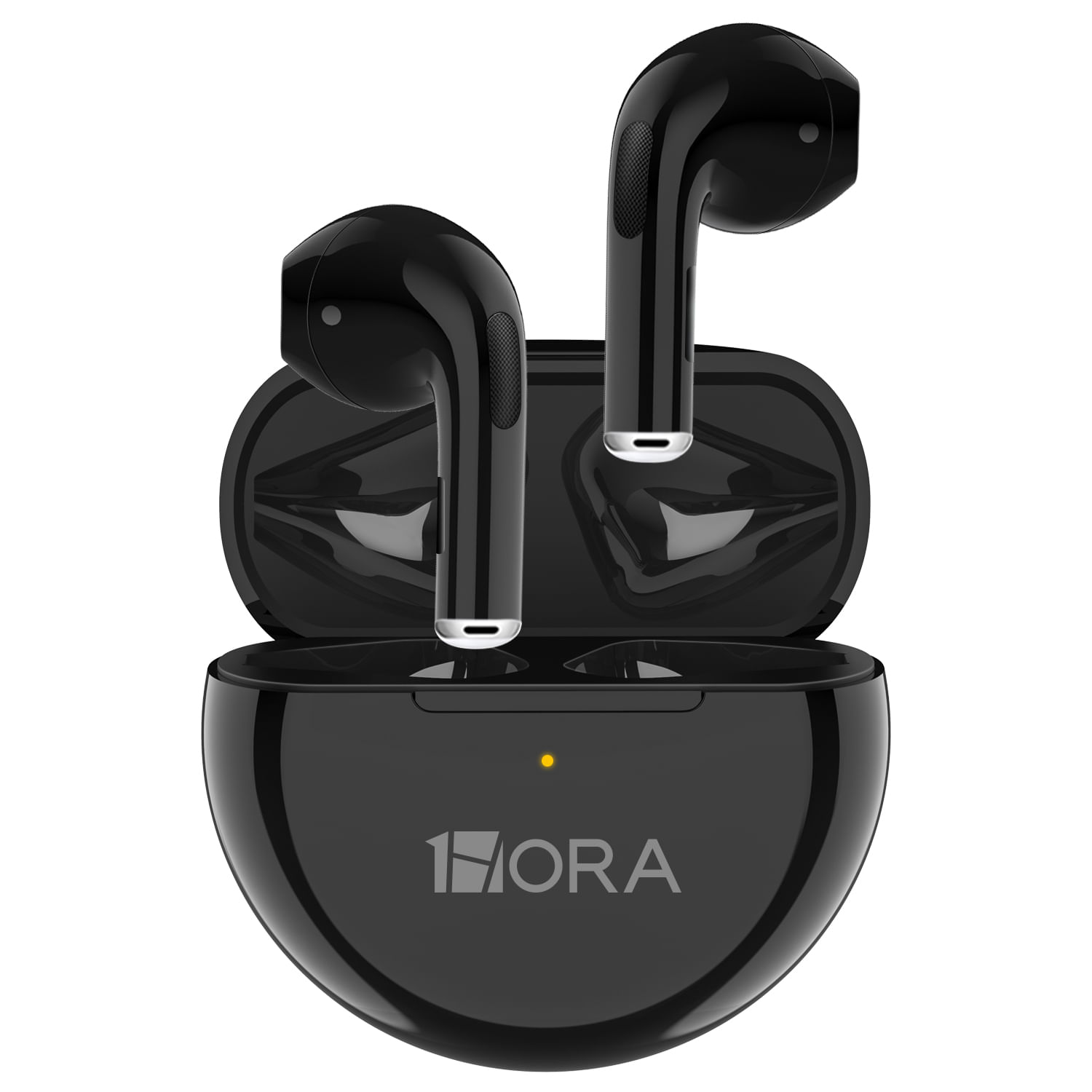 Audífonos Inalámbricos 1Hora Aut119 Redondos Negros TWS LTW-006
