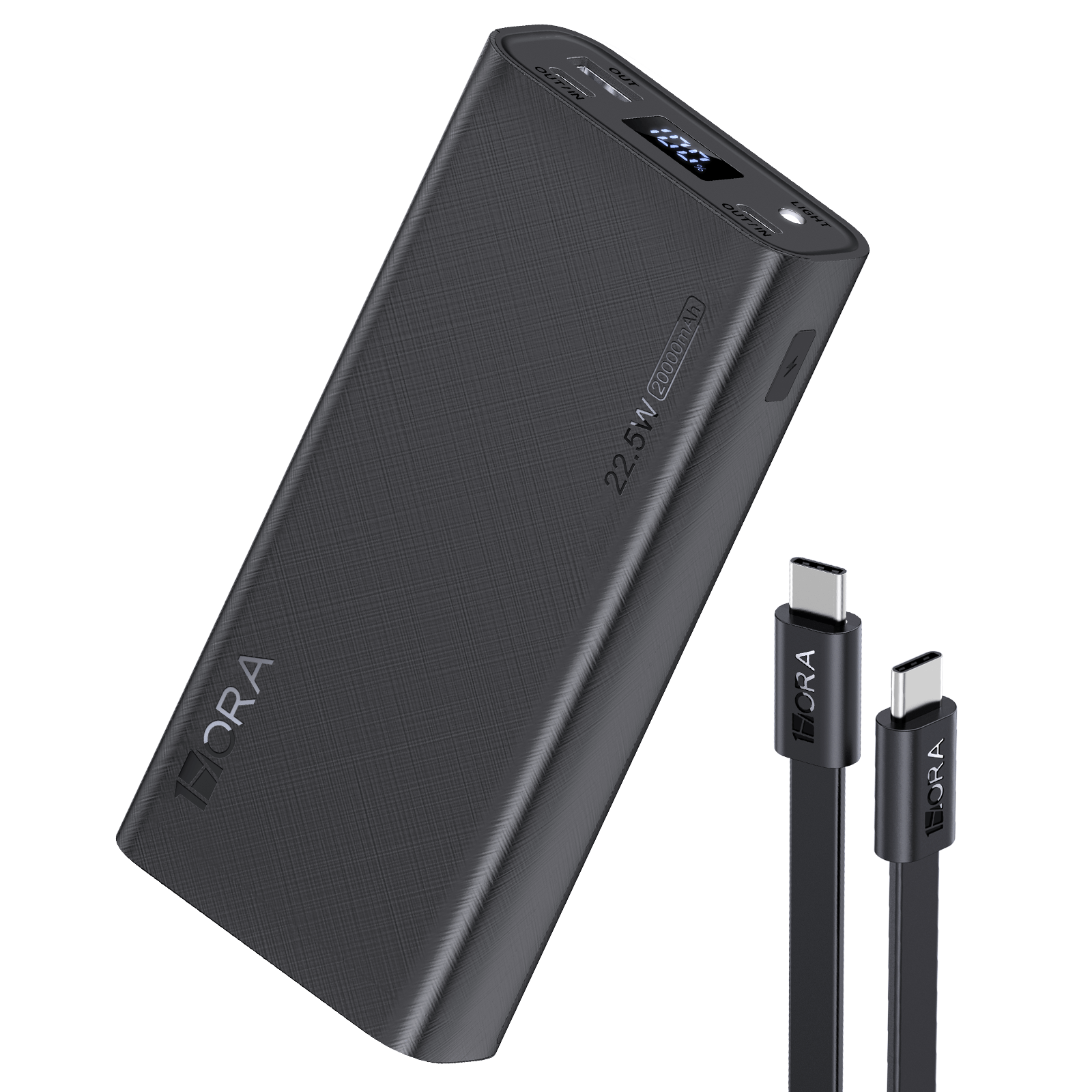 Powerbank  de Carga Rápida 1Hora Gar158 20000 Mah 22.5W Negra
