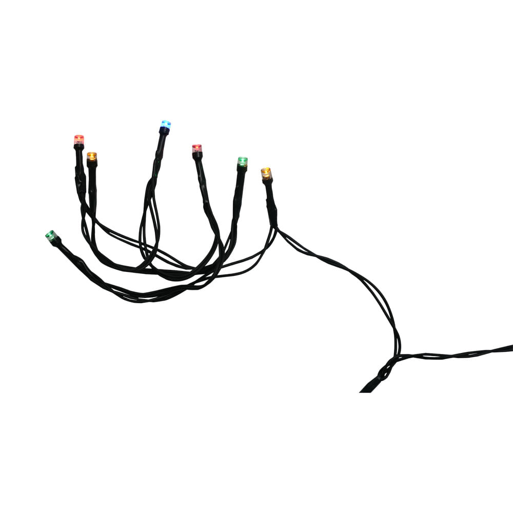 Luces LED x50 Multicolor a Pilas 4.9 mts Krea