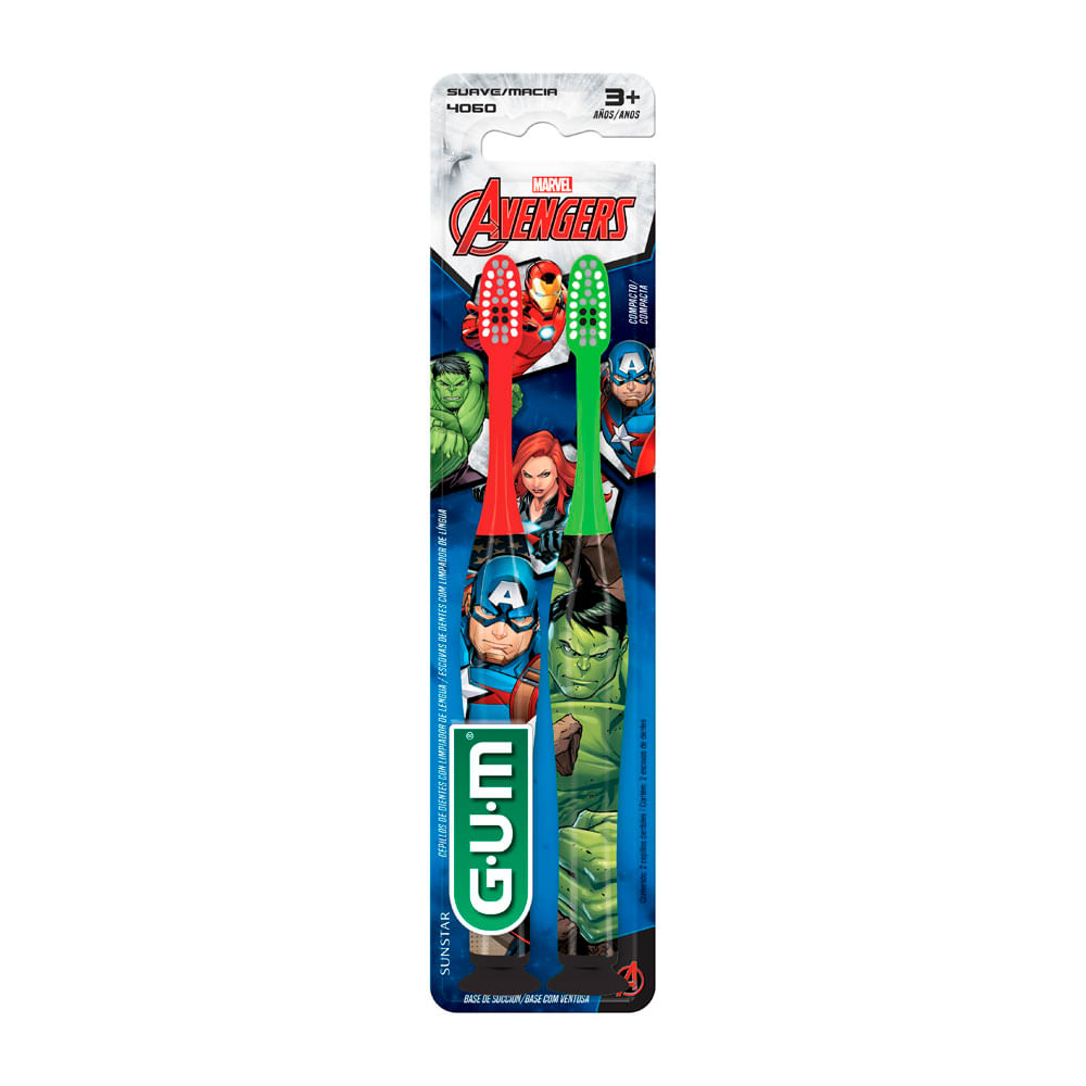 Cepillo Dental Gum Avengers x2 Und