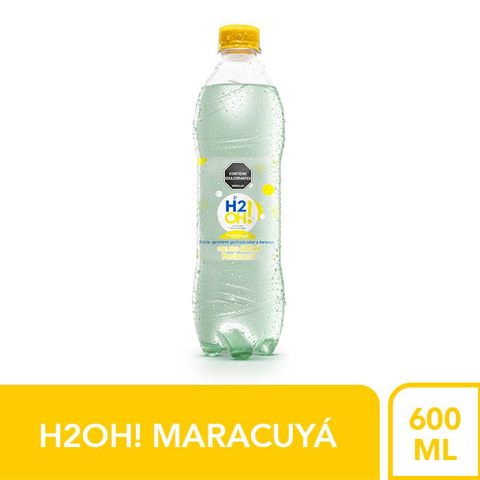 Agua Saborizada H2Oh! Maracuyá&nbsp;Pet 600ml