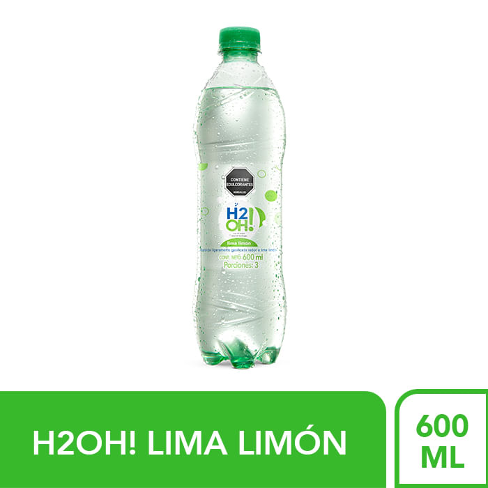 Agua Saborizada &nbsp;H2Oh! Lima Limón 600ml