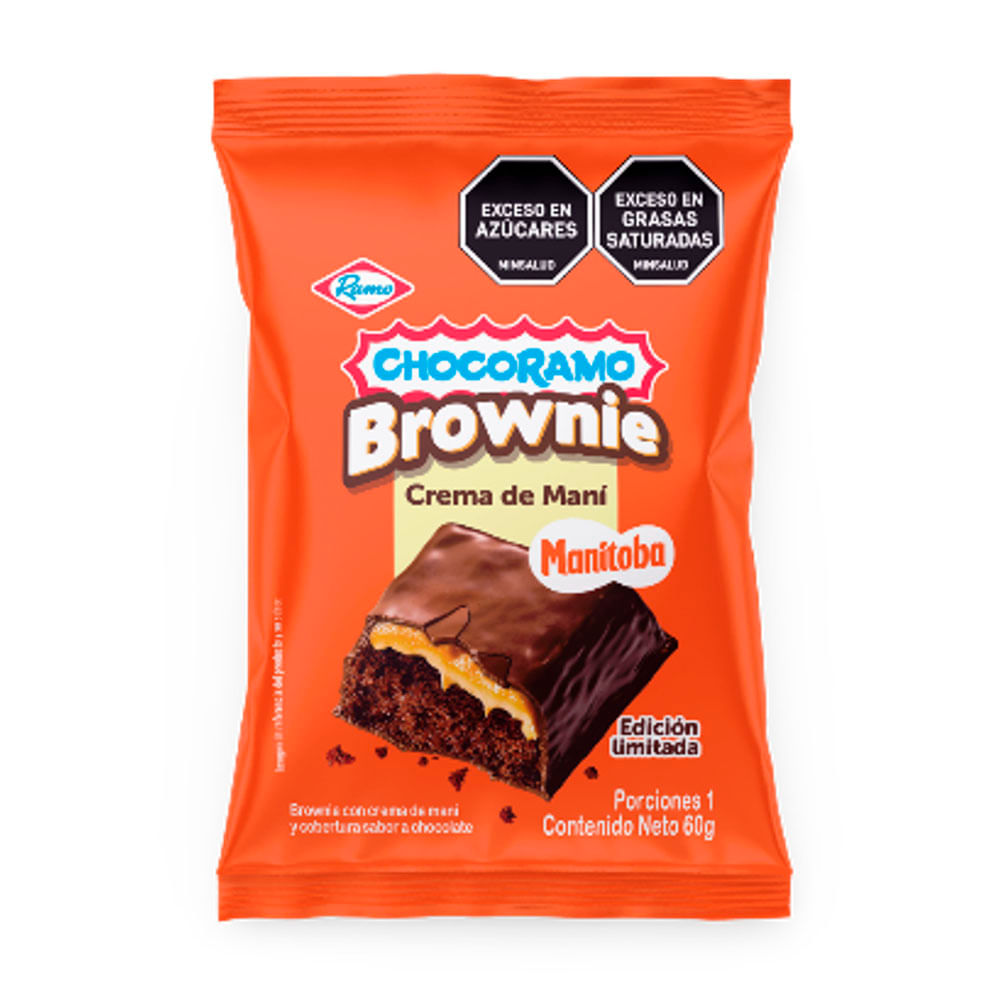 Brownie Chocoramo Crema de Maní 60g