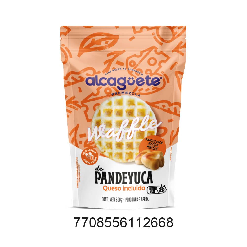 Premezcla Alcaguete waffle pandeyuca x300g
