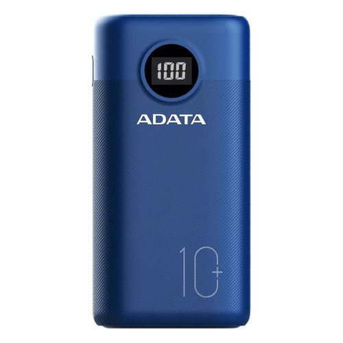 Cargador portátil powerbank 10000mah adata p10000qcd azul