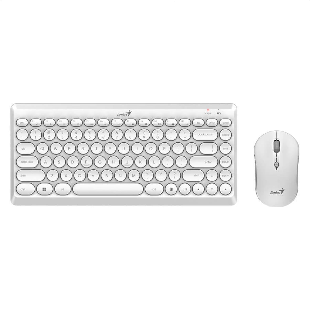 Combo Teclado + Mouse Inalámbrico Genius Luxemate Q8000 Wht