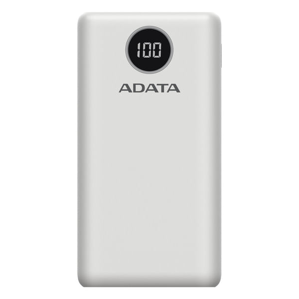 Power bank 20000mah carga rápida qcpd adata p20000qcd blanco