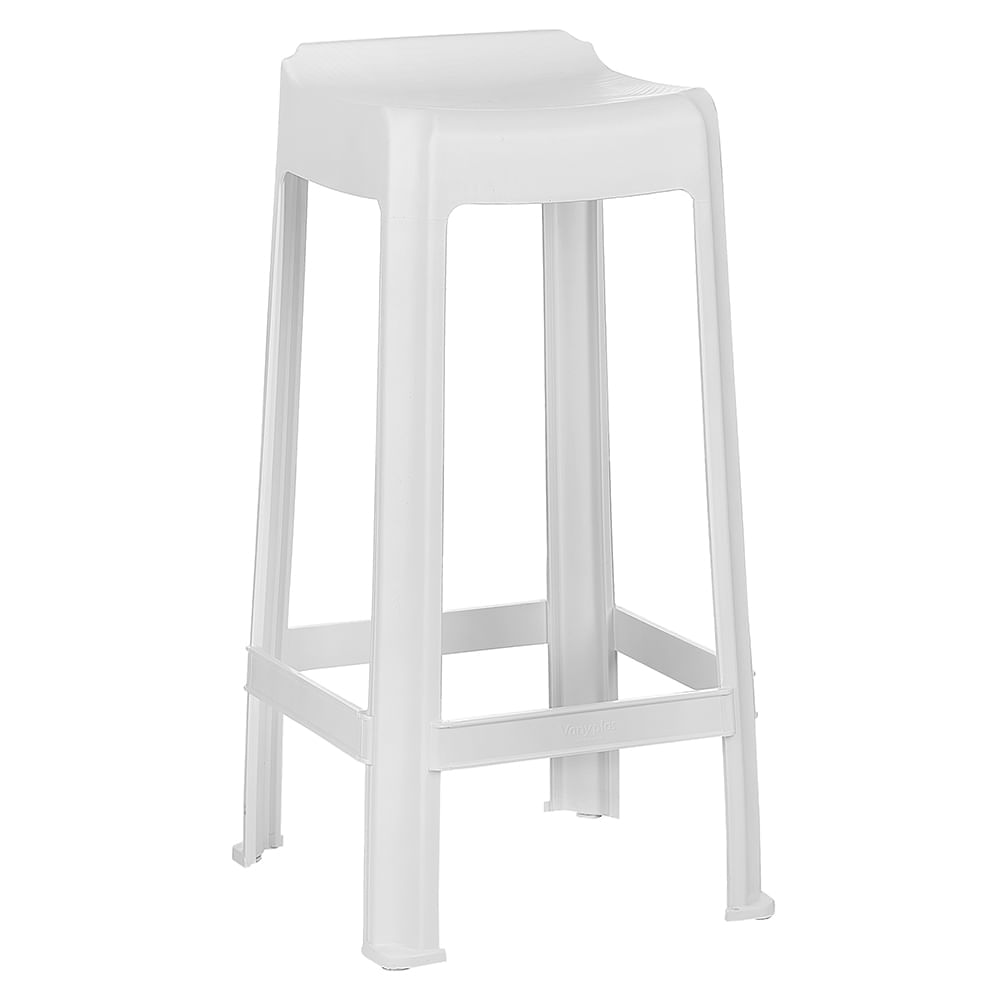 Silla bar 36x36x72.7cm blanco Vanyplas