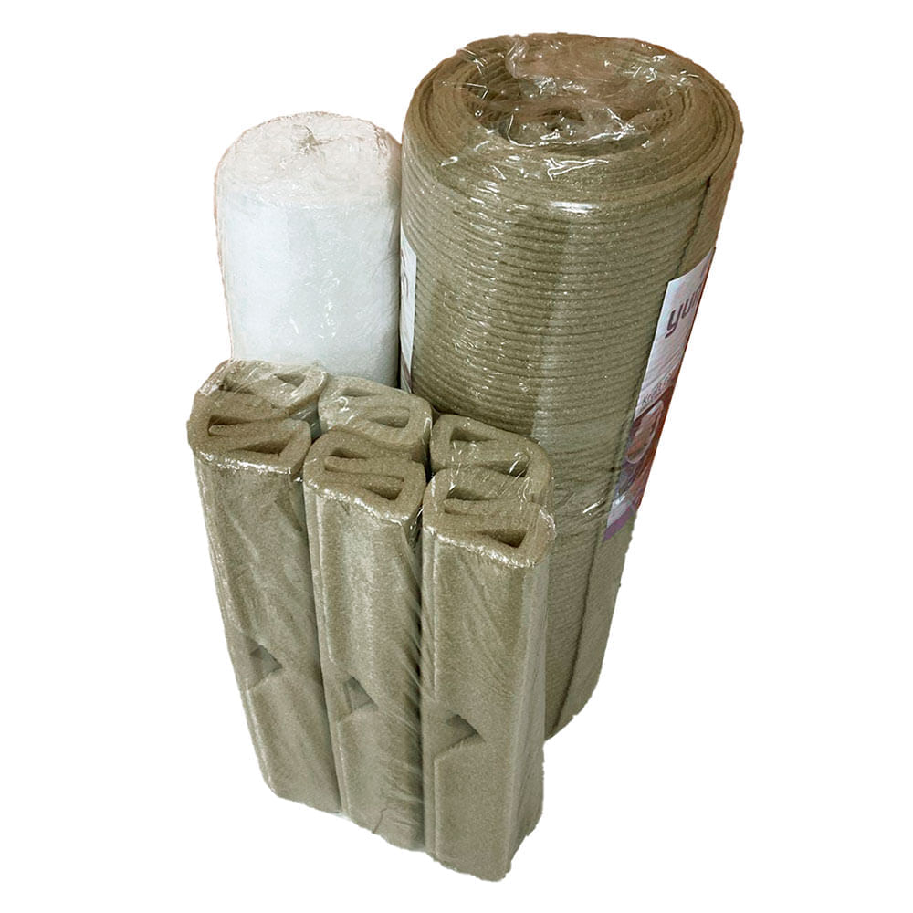 Set para mudanza espuma + kraft corrugado + perfil Yumbolon