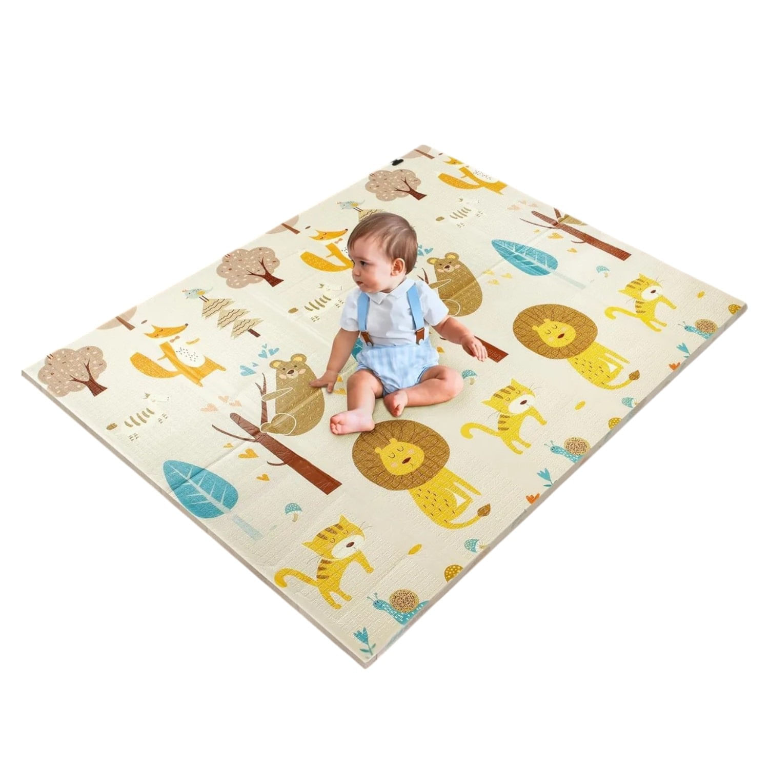 Tapete Bebe Antigolpes Plegable Para Gateo Seguro Y Comodo