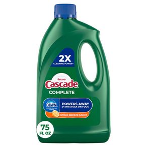 Detergente en Gel para Lavavajillas Cascade Complete Aroma Cítrico 2.12kg
