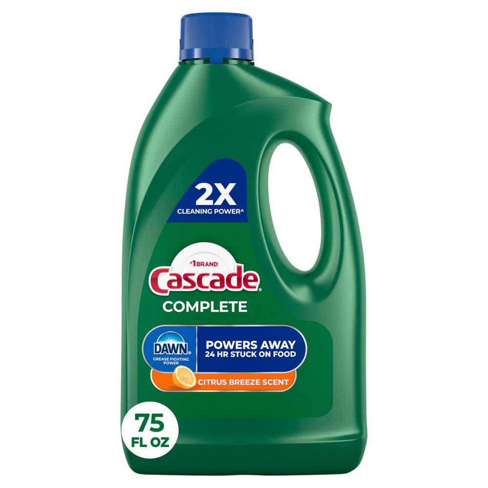 Detergente en Gel para Lavavajillas Cascade Complete Aroma Cítrico 2.12kg