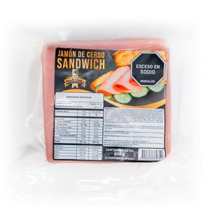 Jamón Madrilena Cerdo Sándwich 23Und 450g