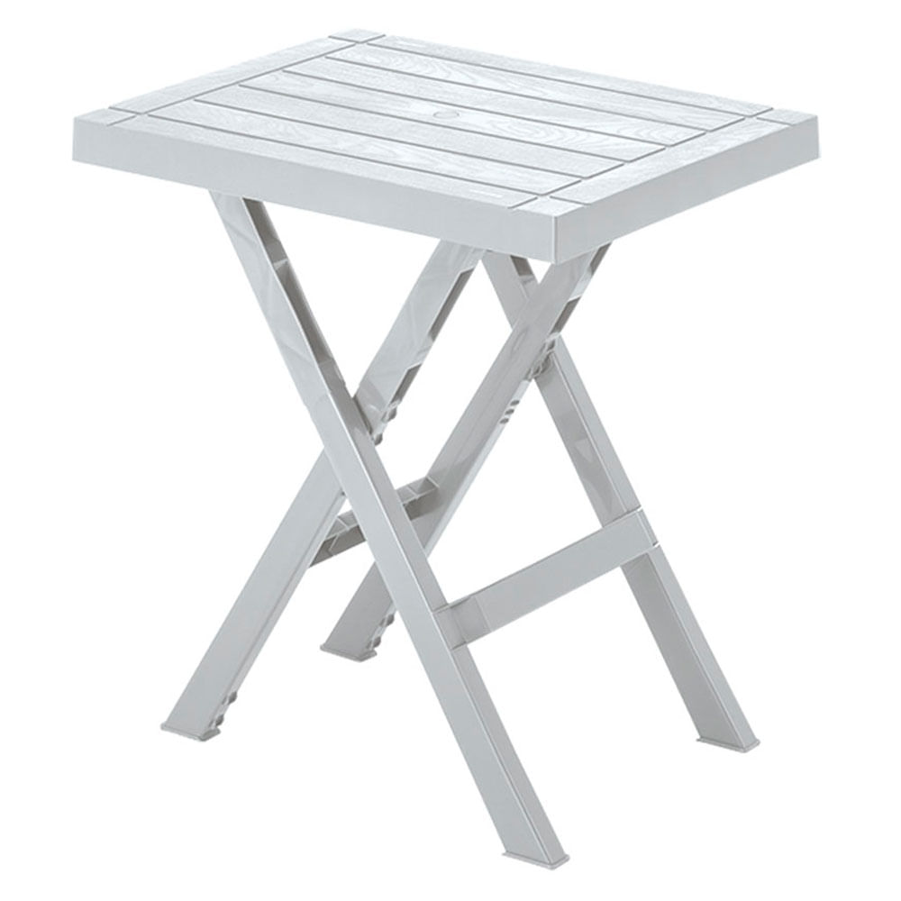 Mesa plegable Baru rectangular plástico 60x50x73.2 cm Rimax