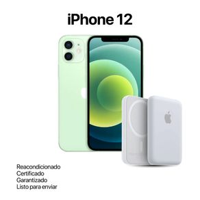 Celular Reacondicionado iPhone 12 64Gb Verde + Power Bank Nuevo