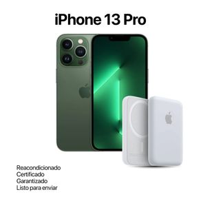 Celular Reacondicionado iPhone 13 Pro Verde 256GB + Power Bank Nuevo