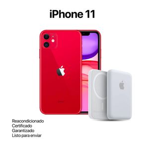 Celular Reacondicionado iPhone 11 64Gb Rojo + Power Bank Nuevo