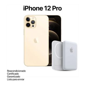 Celular Reacondicionado iPhone 12 Pro Oro 128GB + Power Bank Nuevo