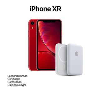 Celular Reacondicionado iPhone XR Rojo 64Gb + Power Bank Nuevo