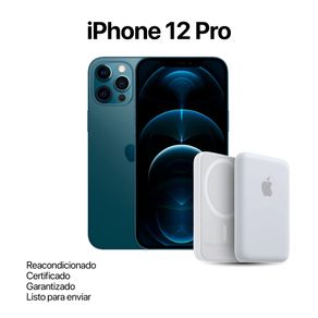Celular Reacondicionado iPhone 12 Pro 128GB Azul pacifico + Power Bank Nuevo