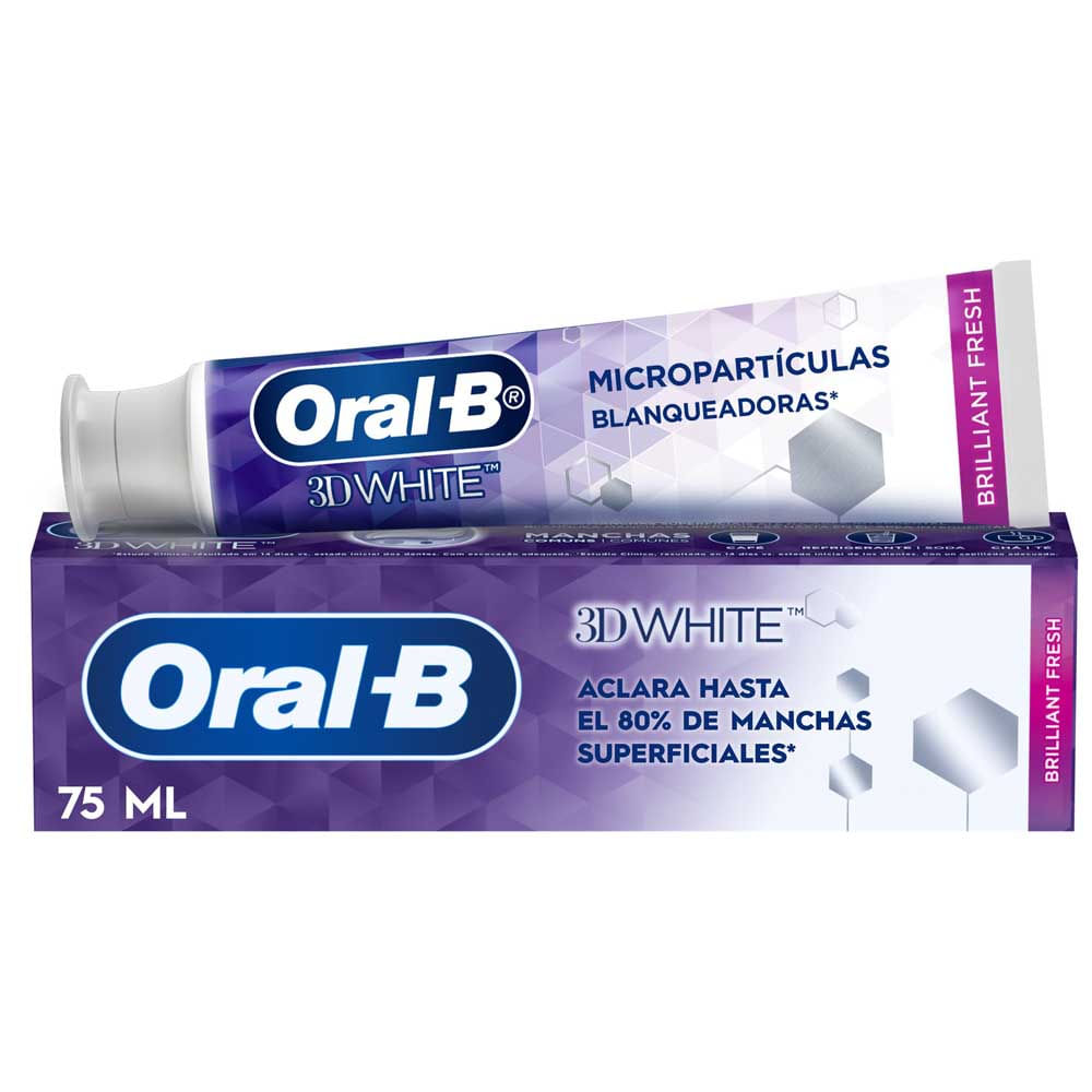 Crema Dental Oral-B 3D White Brilliant Fresh 75ml