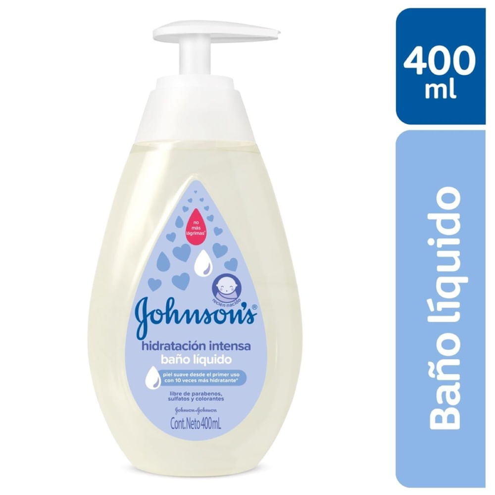 Baño Líquido Bebé Johnson'S Hidratación Intensa 400 ml