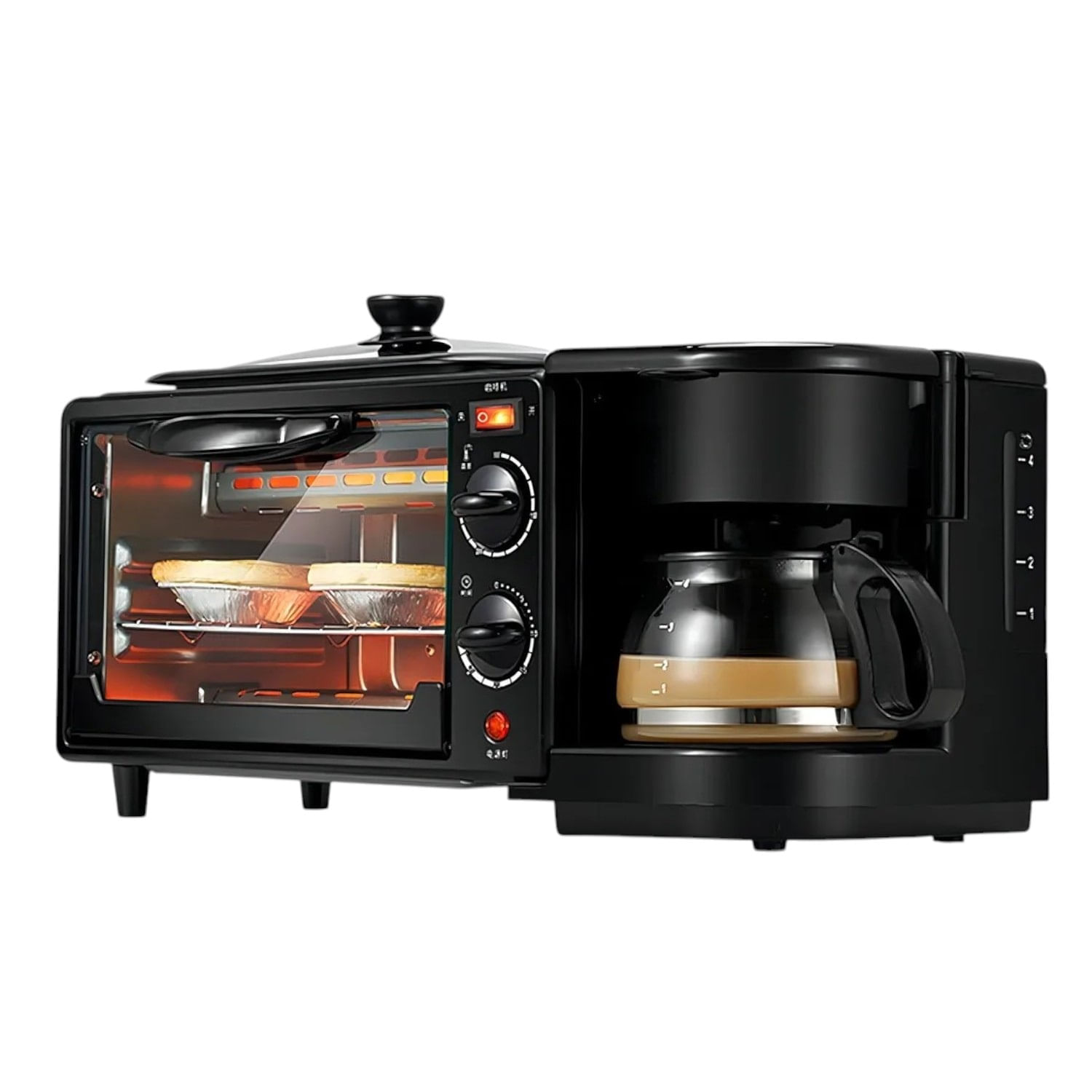 Horno 3 En 1 Compacto Ahorra Espacio Y Tiempo en la Cocina