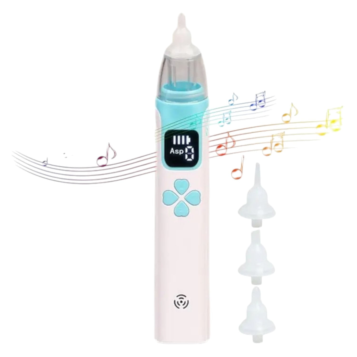 Aspirador Nasal Para Bebes Con Succion Suave Y Musica