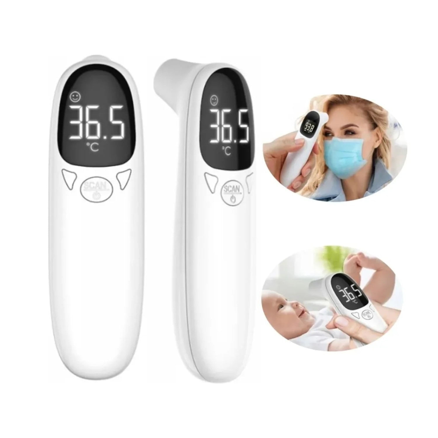 Termometro Clinico Con Pantalla Led Digital