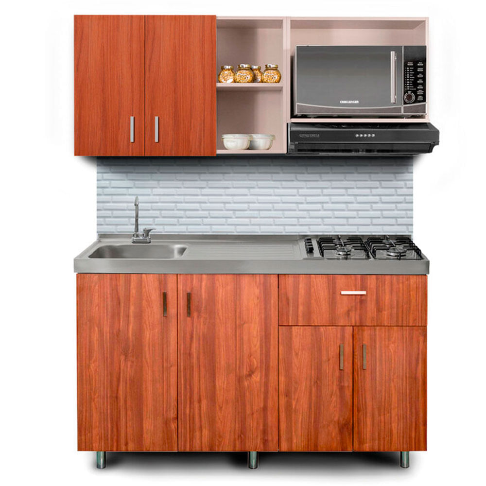 Cocina integral Aliso 150cm nola izquierda 6 puertas Challenger
