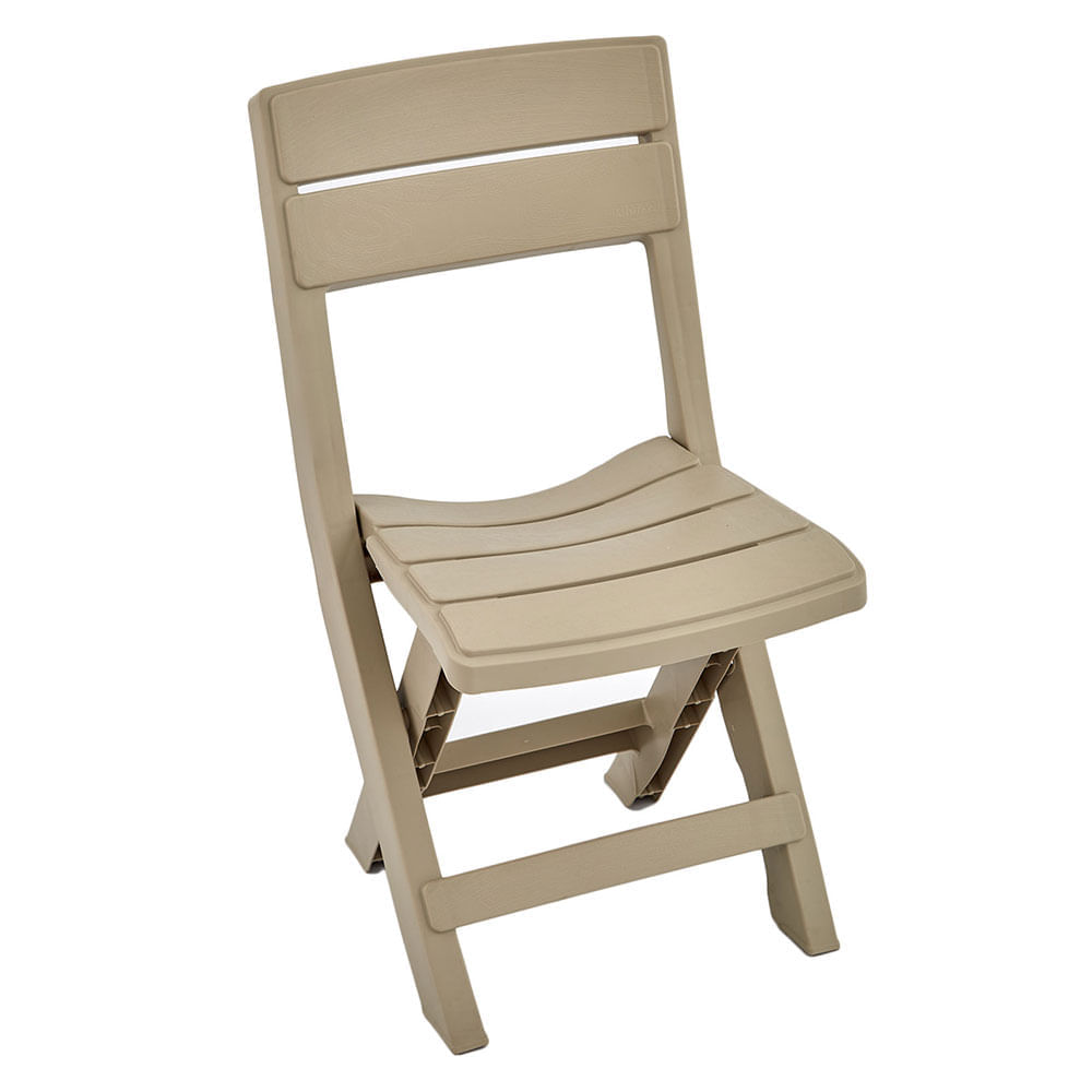 Silla plegable Baru plástico 47.5x42x81 cm Rimax