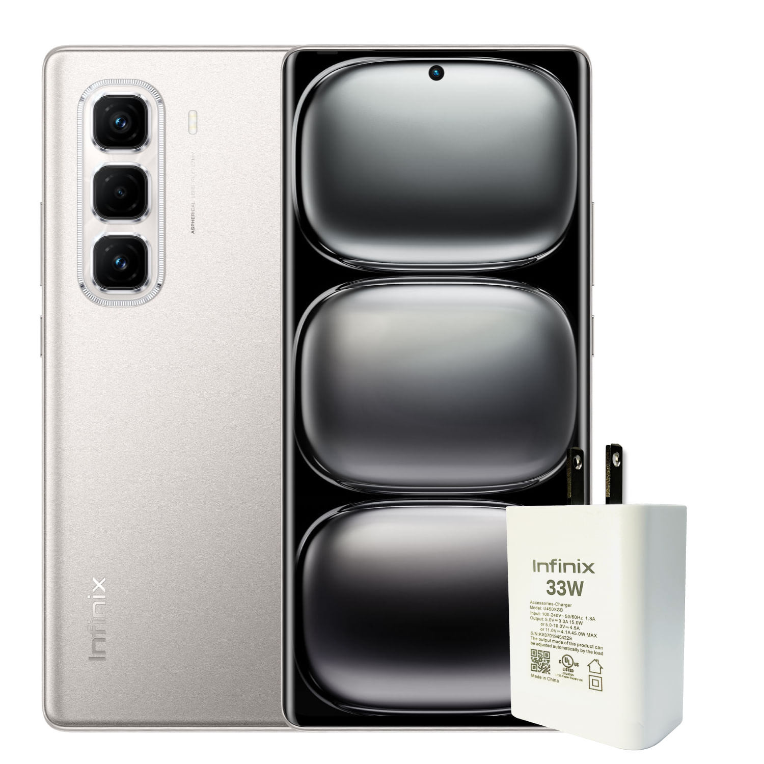 Celular Infinix Hot50 Pro+ 6,78" 256Gb Gris