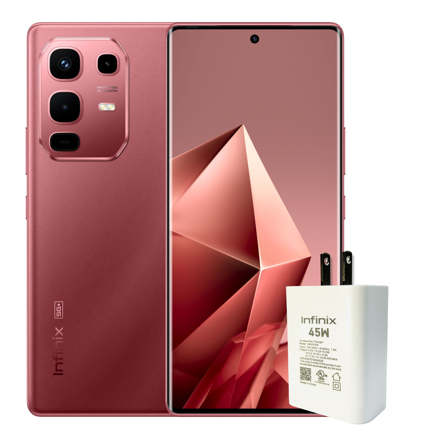 Celular Infinix Note 50S 5G 8Gb Ram/256Gb Rojo