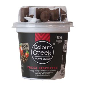 Yogurt griego Colour Greek fresa silvestre con quinoa x170g