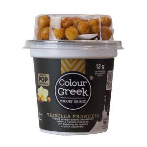 Yoghurt Griego Colour Greek vainilla francesa con quinoa x165g