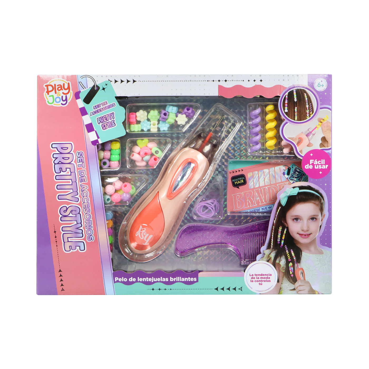 Set de Accesorios PrettyStyle con Aplicador y Stickers