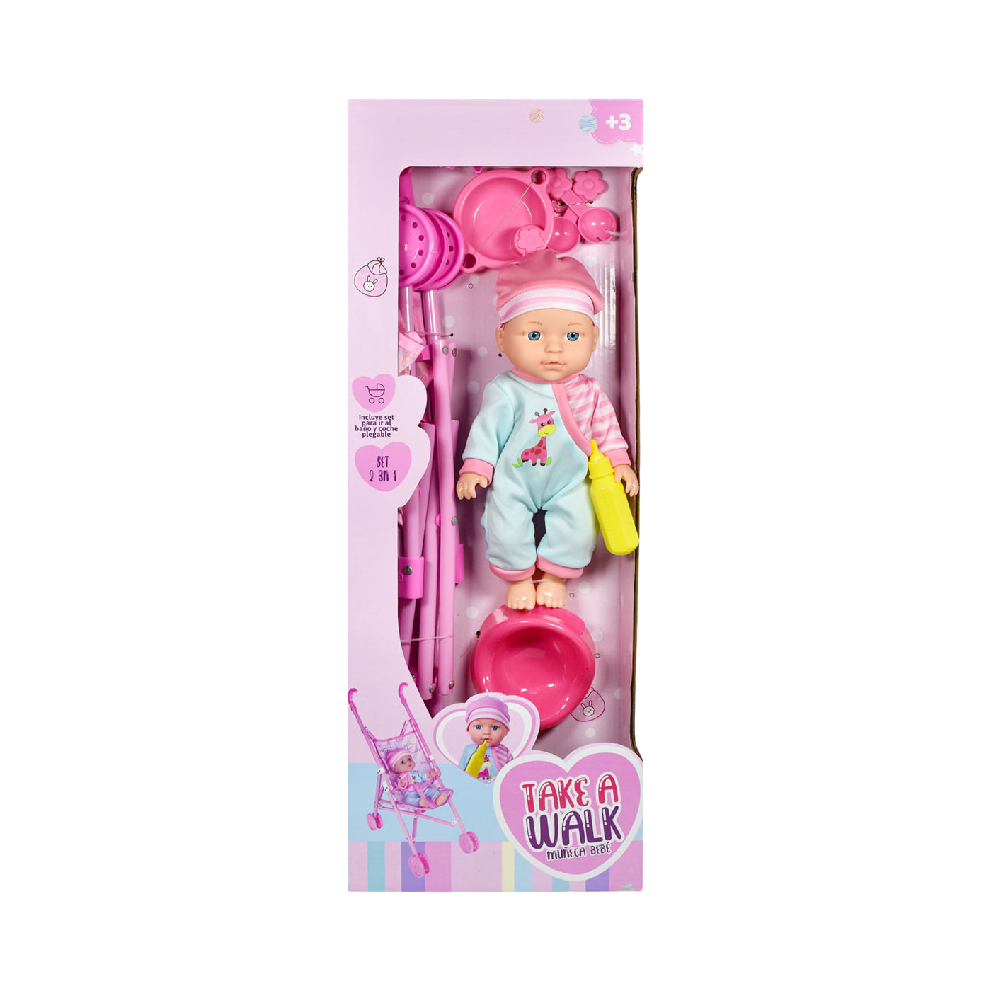 Muñeca Bebé Take a Walk