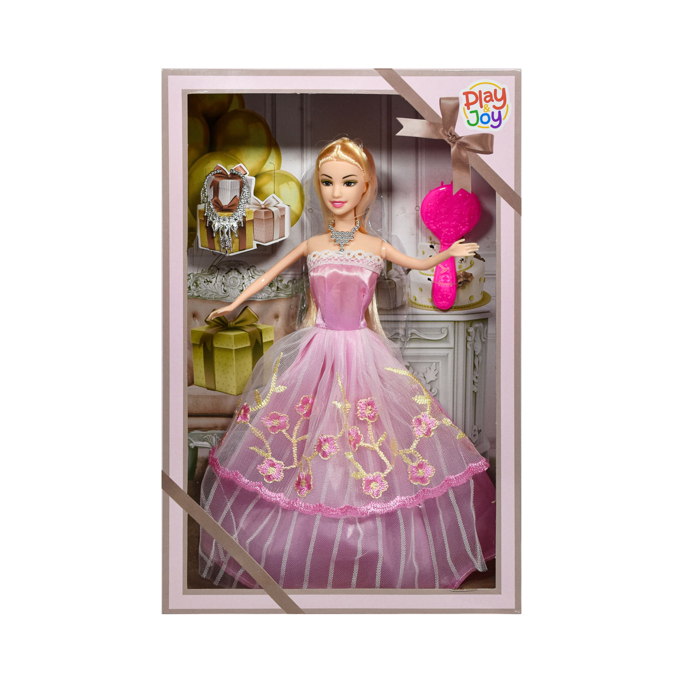 Muñeca Fashion Princess Day Rosada
