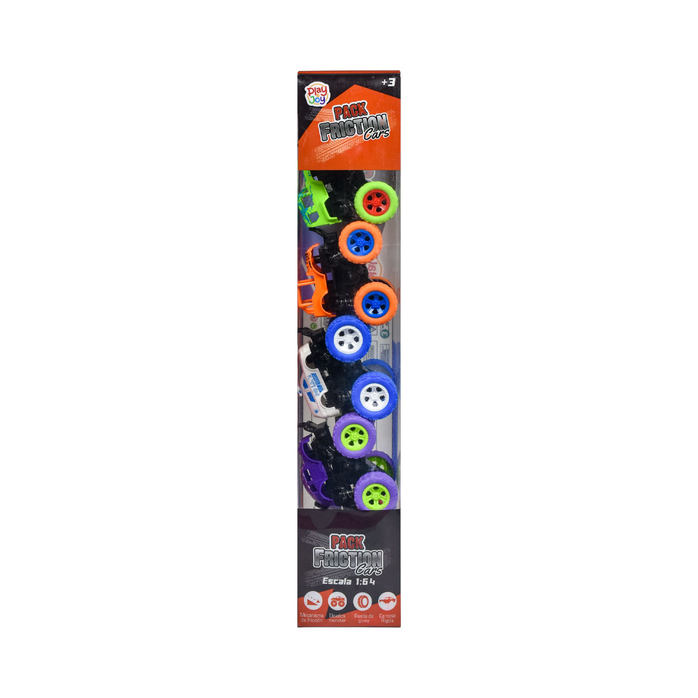Pack Friction Cars X 5 Unidades