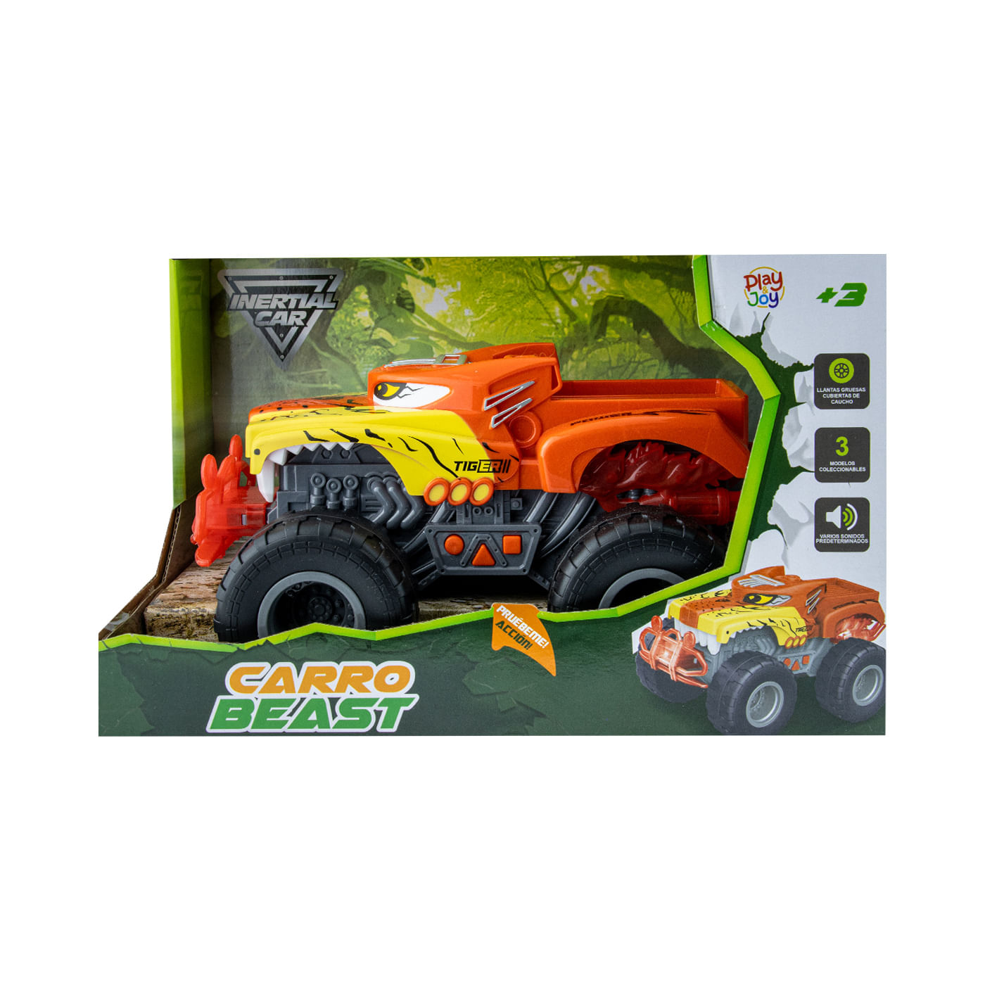 Carro a Fricción Bestia Foxy Steel