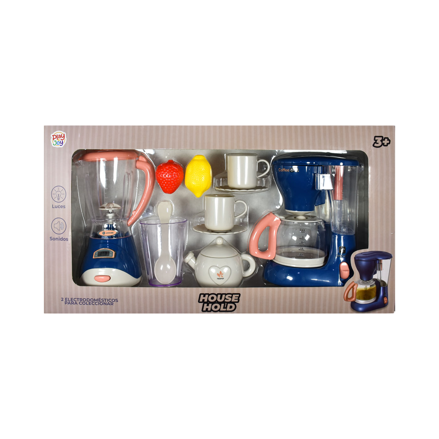 Set Liquiadora + Cafetera y Accesorios Super Household