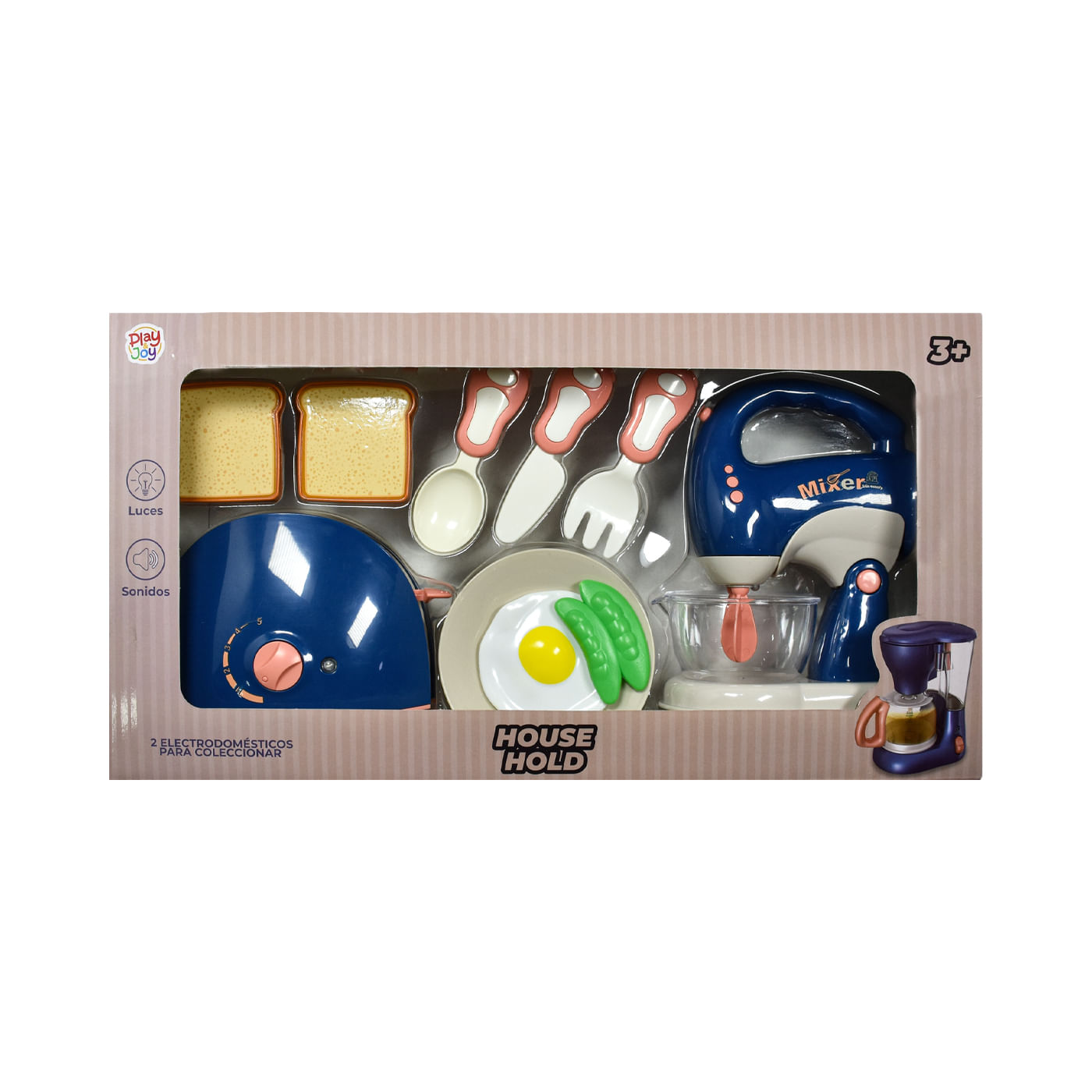 Set Tostadora + batidora Accesorios Super Household