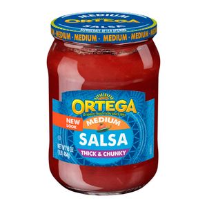 Salsa Ortega Espesa Trozos Picor Medio 453g