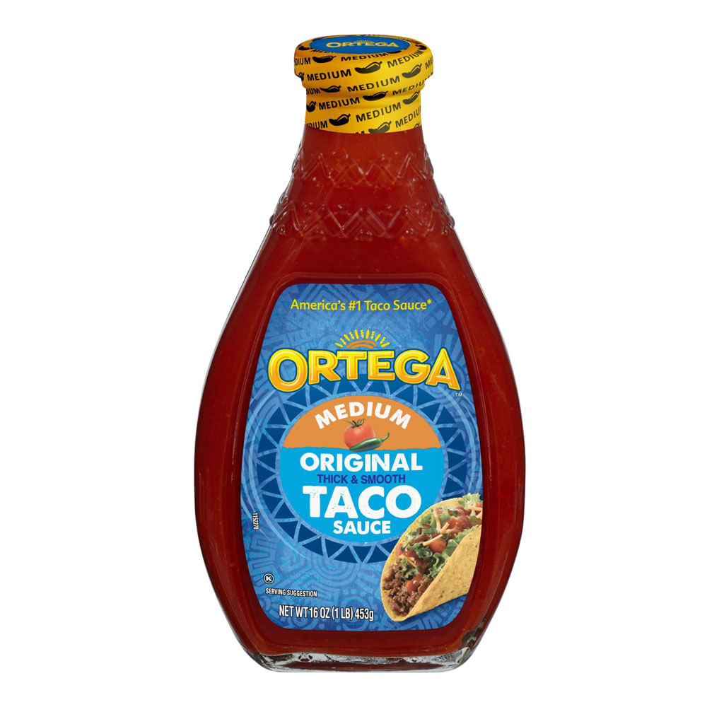 Salsa Ortega Tacos Picor Medio 454g