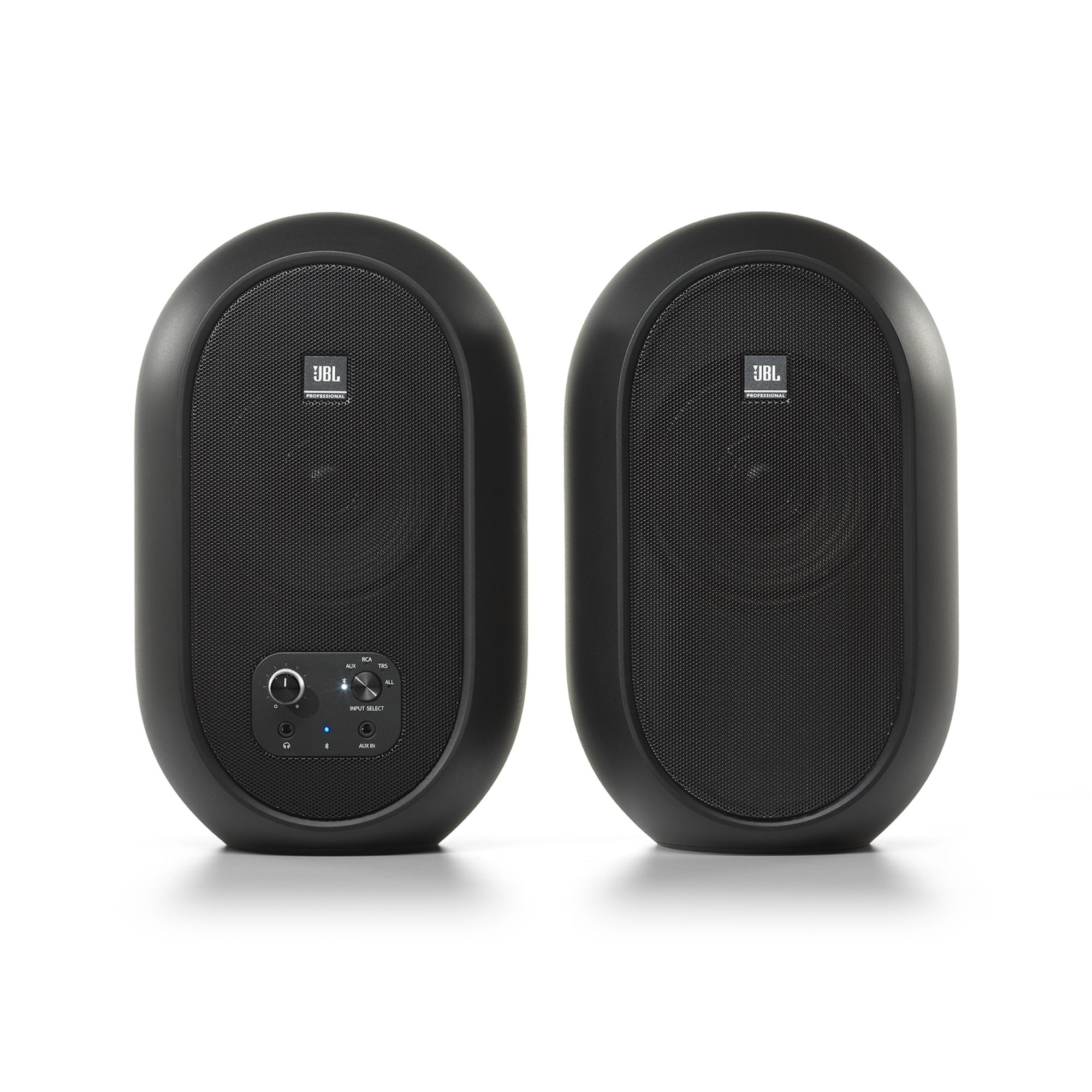 Parlante Monitores de Estudio JBL 104-BT (2) Bluetooth  Profesional Negro