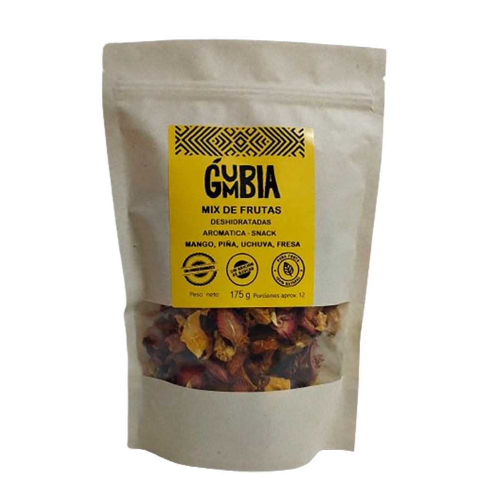 Mix Fruta Mango Piña Fresa Uchuva Gumbia 175g